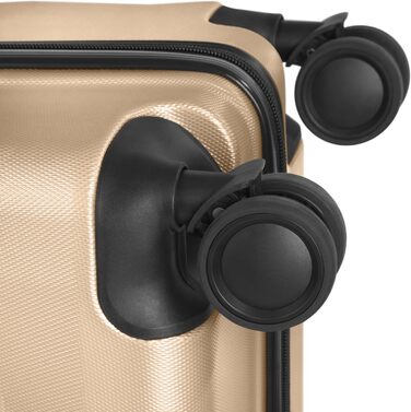 Набір валіз Smartbox Hartschalen Edition 03 (3 шт.) | ABS, тауп | З замком та колесами | Для жінок та чоловіків