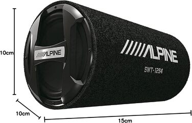 Сабвуфер ALPINE SWT-12S4 30 см 1000 Вт 4 Ом бас-рефлекс