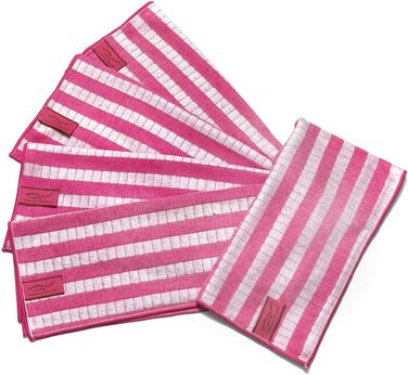 The Blue Wonder Extra Dishcloth | made from bamboo fibers | extremely absorbent | 60 cm x 40 cm (Berry, 5)