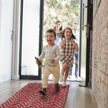 Relaxdays Jute Rug, 60x90 cm