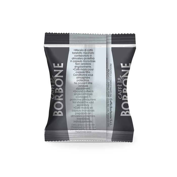 Кавові капсули Caffè Borbone Respresso Schwarze Mischung, сумісні з Nespresso, чорна кавова суміш, 100 шт