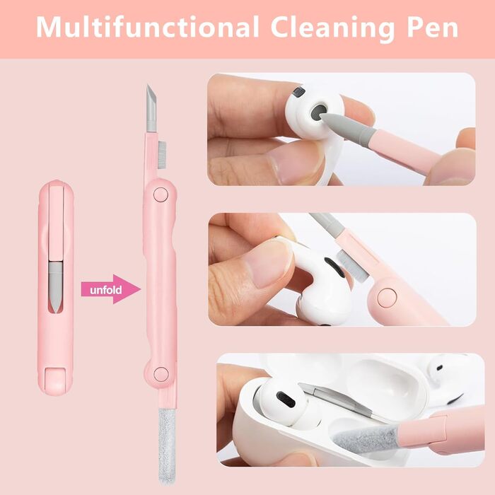 Набір для чищення клавіатури та гаджетів 7 в 1: клавіатура, екран, камера, ноутбук, телефон