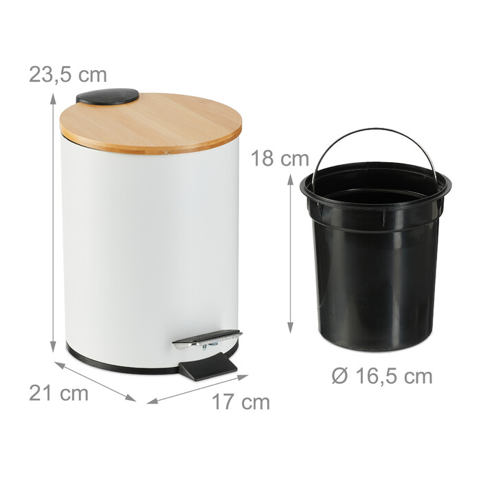 Relaxdays Cosmetic Containers 3 Liter