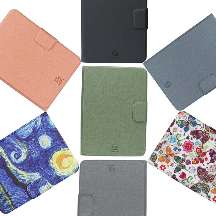 Чохол для Kindle 2024/2022, Kobo Nia/Clara 2E/HD, Schmetterling: легкий, з регулюванням кута нахилу