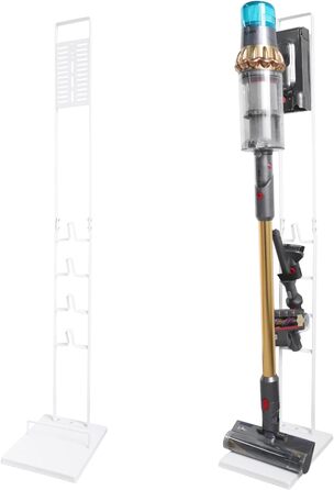 Підставка для пилососа Dyson V6 V7 V8 V10 V11 DC58 DC59 DC62 DC74 - без свердління (біла)