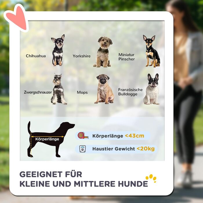 Візок для собак та котів PawHut, складний, до 20 кг, з великими колесами, з подушкою, сіткою та дверима, з кошиком для зберігання (темно-зелений)