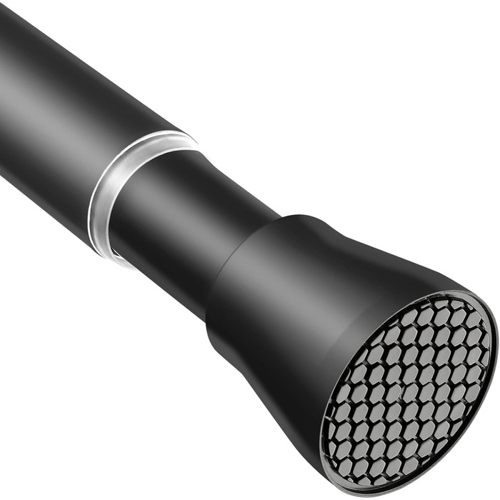 Штанга для штор без свердління AIZESI, 70-120 см, діаметр 22 мм, чорна, телескопічна, регульована