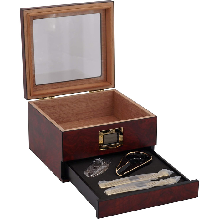 Набір для сигарет Humidor Germanus з гігрометром, попільничка та різером