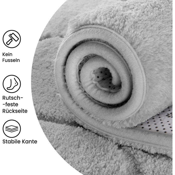 Килим для вітальні та дитячої кімнати сірого кольору, 140x200 см. М'який, з коротким ворсом, легко миється. Килим для спальні та дитячої кімнати.