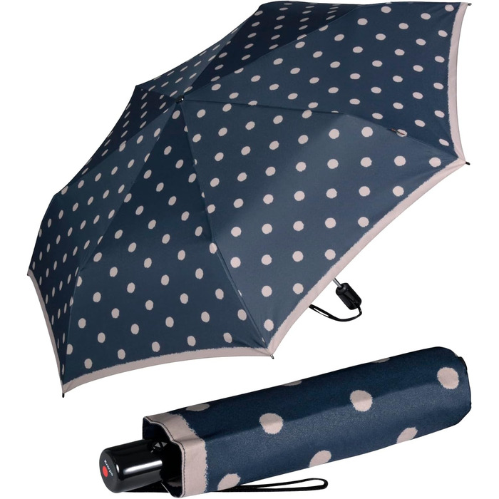 Сонцезахисний парасолька Knirps Duomatic Slim Renature - Green (Dot Art Ocean)