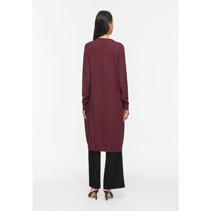 Кардиган жіночий Vila VIRIL Longline в'язаний (XL, Port Royale) - подовжений жакет