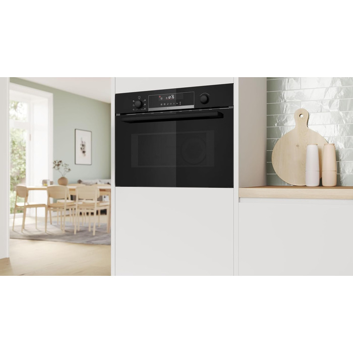 Вбудована мікрохвильова піч Bosch Serie 6 BFL523MW3 з конвекцією, 38x50 см, 800 Вт