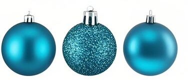 Relaxdays Set of 138 Christmas Baubles