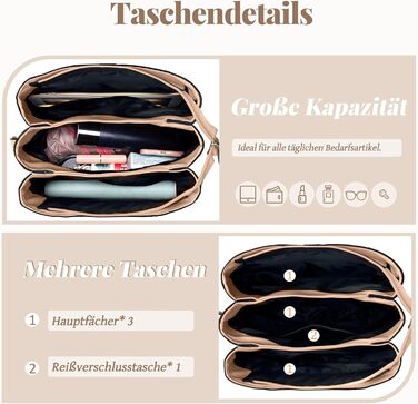 Стильна жіноча сумка-шопер на плече та ручках, PU шкіра, оливкова (Khaki) для роботи, подорожей, школи