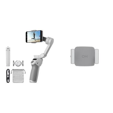 DJI Osmo Mobile SE Комбо з підсвічуванням: Стабілізатор для смартфона, 3-осьова стабілізація, Android/iPhone, ShotGuides, ActiveTrack 6.0, Vlog-стабілізатор
