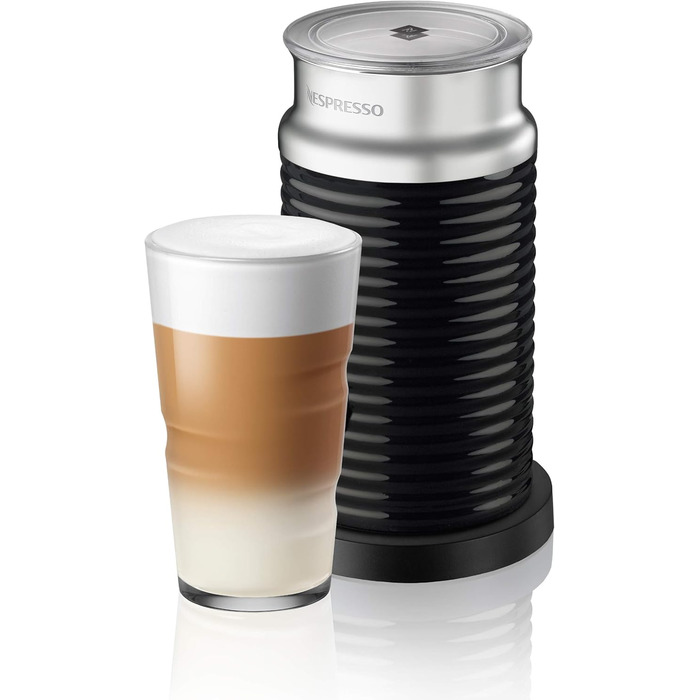 Nespresso Aeroccino 3 - електричний спінювач молока, чорний (120 мл піни, 240 мл гарячого молока)