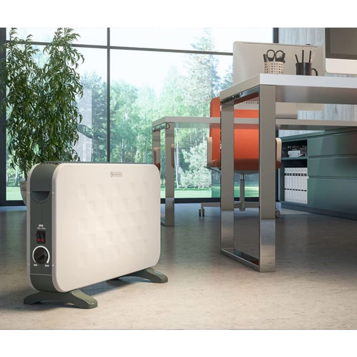 Конвектор-вентилятор Olimpia Splendid Caleo TT, 2000 Вт, білий, для кімнат до 70 м³, з таймером та турбо-режимом