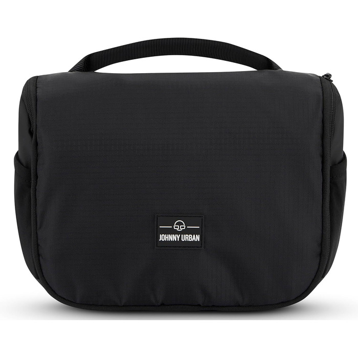 Чоловіча та жіноча косметичка Johnny Urban Kulturtasche Logan чорного кольору - велика, для подорожей, з прозорим кишенькою для рідин (ручна поклажа)