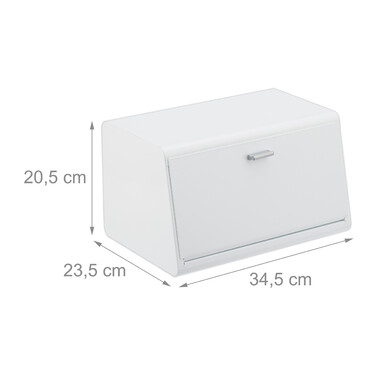 Relaxdays Stainless Steel Bread Box