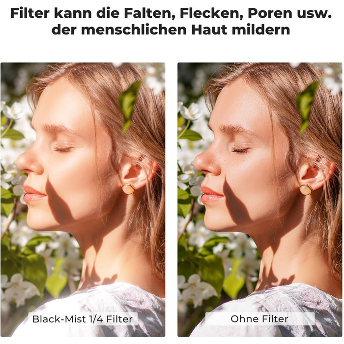 Фільтр K&F Concept 67mm Black Promist 1/4 з оптичного скла з багатошаровим нанопокриттям для відеозйомки/портретної фотографії (Nano-Klear)