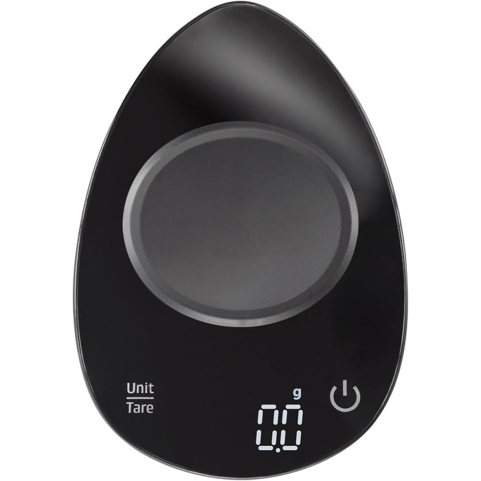 CASO FinoCompact Kitchen Scale - Battery-Free Kinetic Energy Scale - 5kg Capacity, 1g Increments - Testsieger