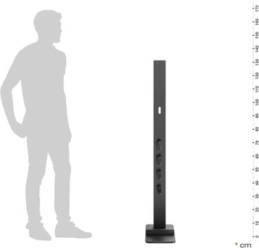 RICOO Vacuum Cleaner Stand Charging Station for Dyson - Compatible with Dyson Cordless Handheld Vacuum Cleaners V6 V7 V8 V10 V11 V12 V15 - Vacuum Cleaner Holder SH002 Height 1280 mm Black Vacuum Cleaner Stand Sh002