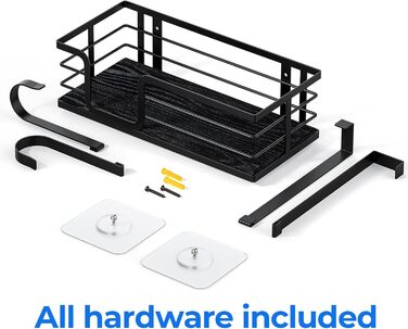 Настінна підставка для праски та гладильної дошки з великим кошиком для зберігання - міцна конструкція для пральні