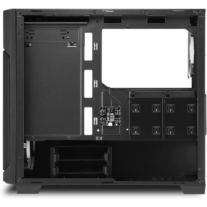 Корпус для ПК Sharkoon V1000 RGB Micro Tower, Micro-ATX, чорний
