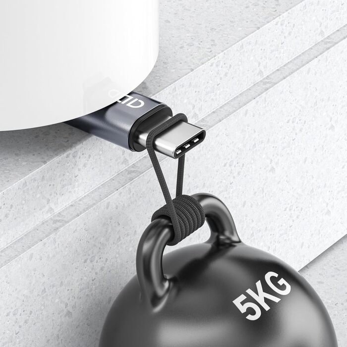 Кабель USB-C RAVIAD [4 шт. 0.5м, 1м, 2м, 3м] 3.1A, швидка зарядка, нейлон, для iPhone, Samsung, Huawei, сірий