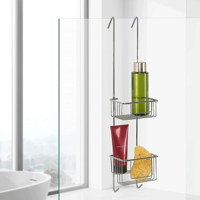 Підвісна полиця для душу Kowald Design, хром, вузька, 68x15x12 см