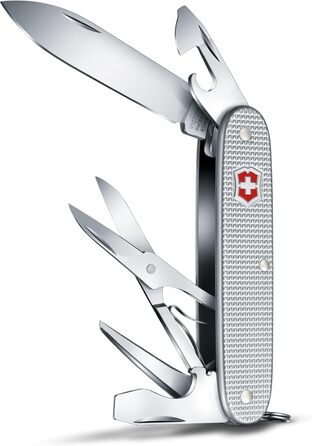 Мультитул Victorinox Pioneer X - Швейцарський ніж, 9 функцій, сталь, срібний