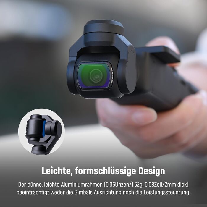 Набір фільтрів NEEWER ND та Black Diffusion для DJI Osmo Pocket 3: 4 шт. (ND16, ND64, ND256) + ефектний фільтр, аксесуари для об'єктива, оптичне скло HD