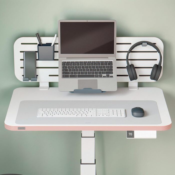 Leitz Велике ігрове килимк для миші, сірий, 100 x 40 см, з антиковзаючим покриттям, для офісу та геймінгу