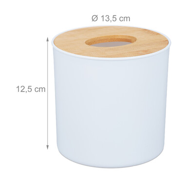 Relaxdays Cosmetic Tissue Box with Lid