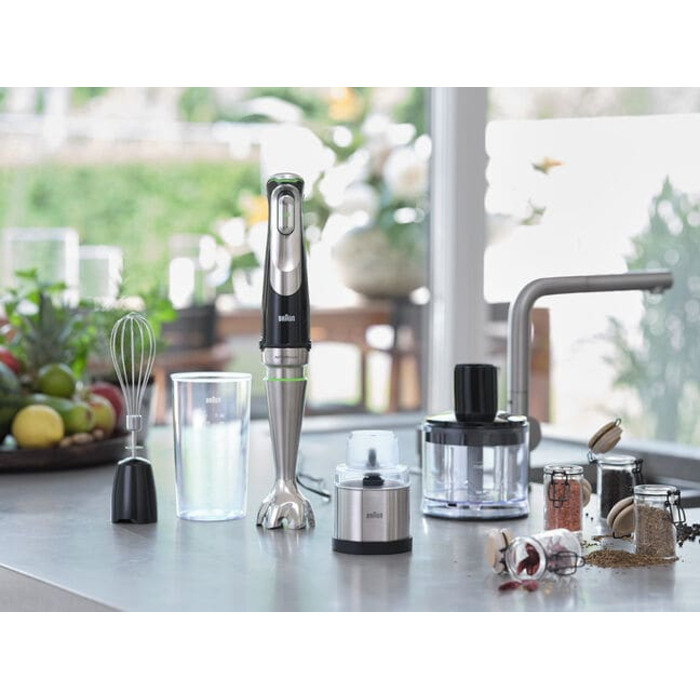 Ручний блендер Braun MQ 9138 XI, 1200 Вт, чорний