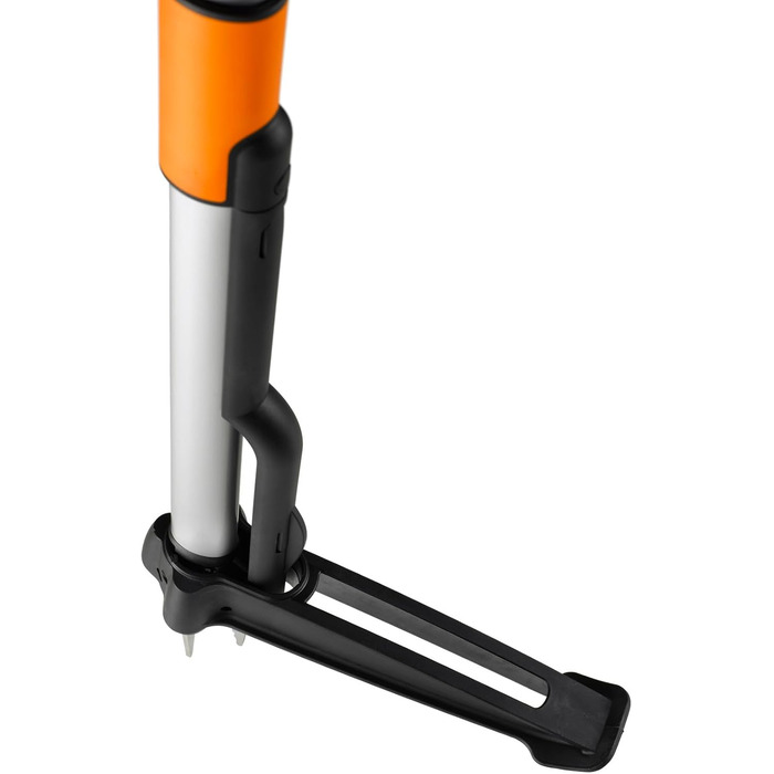 Телескопічний видаляч бур'янів Fiskars Smart-Fit 1-1,19 м, нержавіюча сталь, пластиковий руків'я, чорний/помаранчевий, 1020125