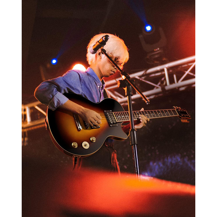 Електрогітара Donner Set LP-стиль 39 дюймів з чохлом, ременем та кабелем (Sunburst)