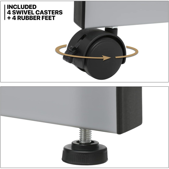 Adjustable Art Desk with Storage - Tiltable Drafting Table with Wheels - Multi-Purpose Craft Station