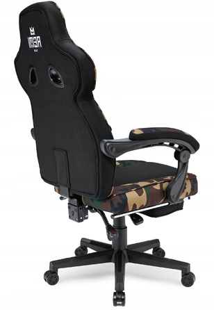Ігрове крісло IMBA seat Emperor, тканина, чорно-сіре