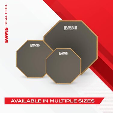 Підставка для тренувального паду Evans RealFeel, сумісна з односторонніми барабанними падами з різьбленням 8 мм, стійка для вправ барабанщика