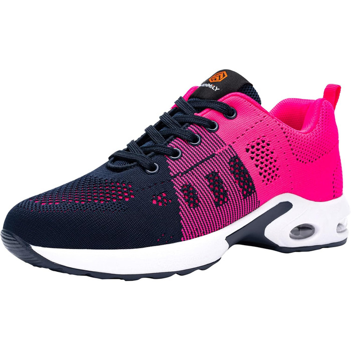 Зручні захисні черевики DYKHMILY для чоловіків та жінок: робочі черевики з металевим носком, дихаючі, спортивні, для промисловості та майстерні (41.5 EU, порошок вогнегасіння)