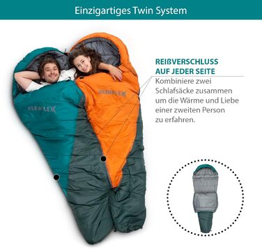 Сплячий мішок Outdoor 3 сезони -12.0°C (Blue -18.0°C)