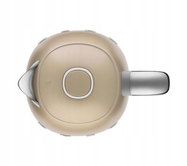 Електричний чайник Smeg KLF03CHMEU, 2400 Вт, 1,7 л, жовтий/золотий