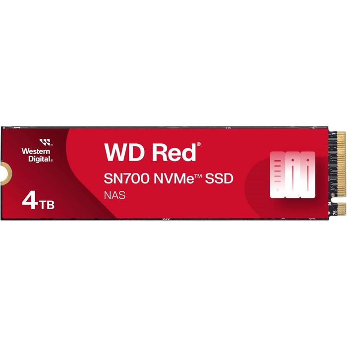 WD Red SN700 4TB NVMe SSD для NAS - висока продуктивність та надійність