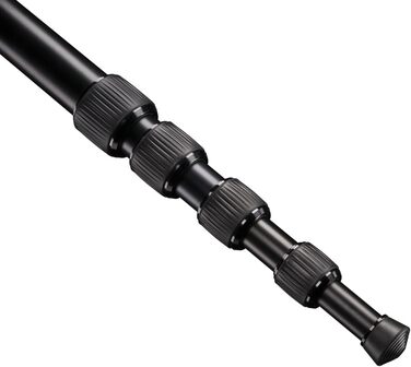 Штатив Mantona Pro One одноногий, чорний: регулювання висоти 39-144 см, алюміній, з аксесуарами