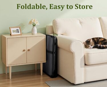 Транспортна переноска для собак Pecute: стабільна, складана, дихаюча, з ролетним віконцем (61x52x45 см)