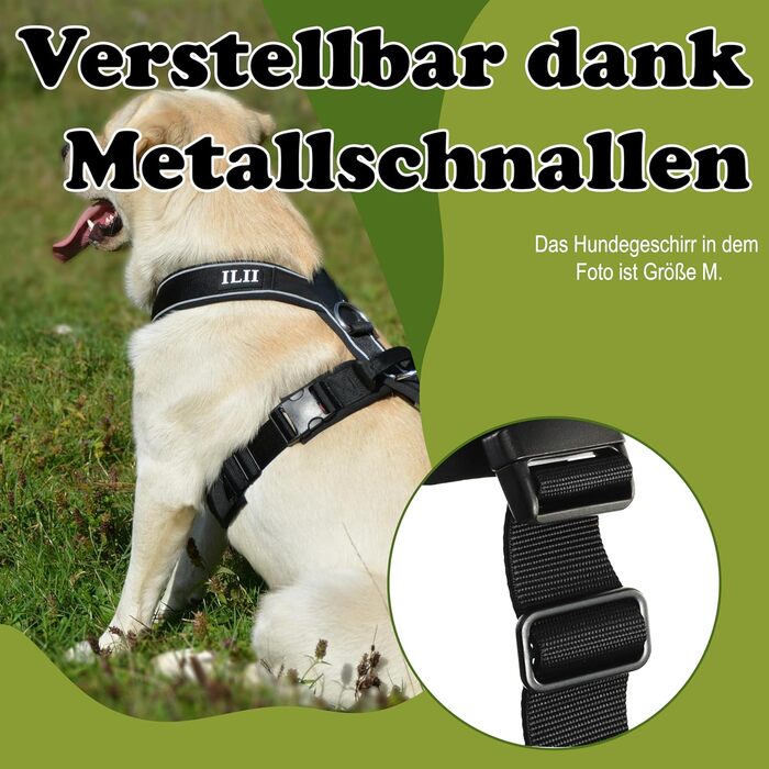 Нашийник для собак ILII Y - міцний, елегантний та комфортний. Унікальний дизайн для середніх та великих собак. Чорний, мінімальне покриття
