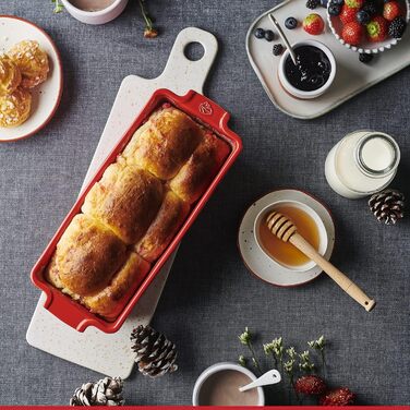 Peugeot Appolia Cake Tin, Square, 31cm, Ecru, made of ceramic, 60503