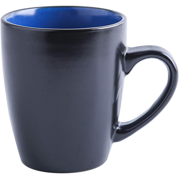 Набір посуду Stone Lain Albie Steinzeug 16 шт. (32 шт. на 8 осіб) – сучасний сервіз, рожевий, синій, чорний