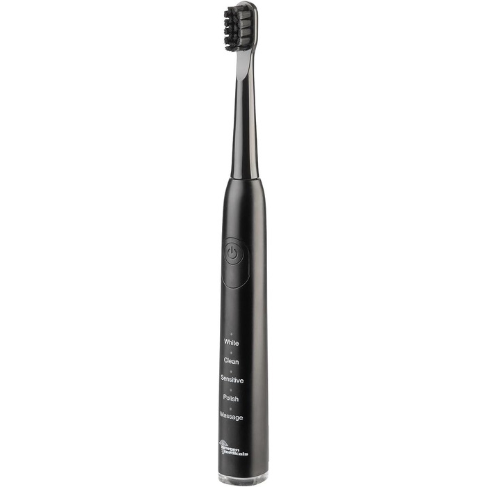 Електрична зубна щітка Newgen Medicals Akku Zahnbürste: USB акумуляторна звукова щітка 40.000 Гц, 5 режимів, таймер, IPX7 водонепроникна